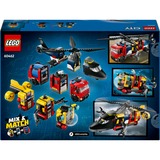 LEGO City 60462 3in1 Elicottero, Autopompa e Sottomarino - Giocattolo Combinabile con 3 Minifigure, Giochi per Bambini 7+, Giochi di costruzione Autopompa e Sottomarino - Giocattolo Combinabile con 3 Minifigure, Giochi per Bambini 7+, Set da costruzione, 7 anno/i, Plastica, 874 pz, 1,14 kg