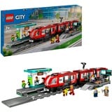 LEGO City Tram e fermata del tram, Giochi di costruzione Set da costruzione, 7 anno/i, Plastica, 811 pz, 1,65 kg