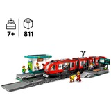 LEGO City Tram e fermata del tram, Giochi di costruzione Set da costruzione, 7 anno/i, Plastica, 811 pz, 1,65 kg