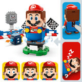 LEGO Super Mario Mario Kart 72043 - Interattivo e Kart Standard, Percorso di Gara con Macchina Giocattolo e 3 Figure, Regalo Bambini 7+, Giochi di costruzione Percorso di Gara con Macchina Giocattolo e 3 Figure, Regalo Bambini 7+, Set da costruzione, 7 anno/i, Plastica, 278 pz, 483 g