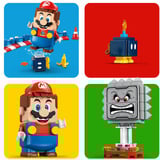 LEGO Super Mario Mario Kart 72043 - Interattivo e Kart Standard, Percorso di Gara con Macchina Giocattolo e 3 Figure, Regalo Bambini 7+, Giochi di costruzione Percorso di Gara con Macchina Giocattolo e 3 Figure, Regalo Bambini 7+, Set da costruzione, 7 anno/i, Plastica, 278 pz, 483 g