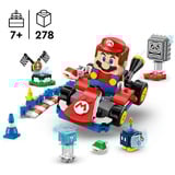 LEGO Super Mario Mario Kart™ – ® Mario™ interattivo e Kart standard, Giochi di costruzione Set da costruzione, 7 anno/i, Plastica, 278 pz, 483 g