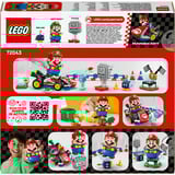 LEGO Super Mario Mario Kart™ – ® Mario™ interattivo e Kart standard, Giochi di costruzione Set da costruzione, 7 anno/i, Plastica, 278 pz, 483 g