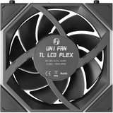 Lian Li UNI FAN TL LCD FLEX 120 Wireless, Ventola Nero