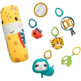 Mattel HJW08 palestra per bambino e tappeto di gioco Tessuto, Plastica Multicolore Tappetino da gioco per bambino, Gioco di scheda/coperta Tappetino da gioco per bambino, Arco giocattolo, Sonoro, Multicolore, Tessuto, Plastica