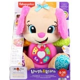 Mattel Laugh & Learn JFD31 peluche, Peluche animali fucsia/marrone chiaro, 0,5 anno/i, Sonoro, Stilo AA, Batterie incluse
