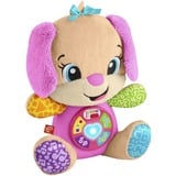 Mattel Laugh & Learn JFD31 peluche, Peluche animali fucsia/marrone chiaro, 0,5 anno/i, Sonoro, Stilo AA, Batterie incluse