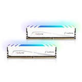 Mushkin Redline Lumina memoria 16 GB 2 x 8 GB DDR4 2666 MHz bianco, 16 GB, 2 x 8 GB, DDR4, 2666 MHz, 288-pin DIMM, Bianco