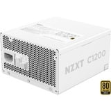 NZXT C1200 Gold ATX 3.1, Alimentatore PC bianco