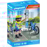 PLAYMOBIL Action Heroes Pattuglia ciclistica della polizia, Giochi di costruzione 