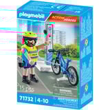 PLAYMOBIL Action Heroes Pattuglia ciclistica della polizia, Giochi di costruzione 