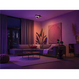 Philips Hue White & Color Ambiance CentrisCross Spot da soffitto 3 pezzi, Luce LED Nero