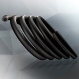 RAIJINTEK RAITUBO-EPDM6, Tubo flessibile Nero
