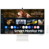 SAMSUNG M8 Smart Monitor - M80F da 32" UHD, Monitor LED bianco, 81,3 cm (32"), 3840 x 2160 Pixel, 4K Ultra HD, LCD, 4 ms, Bianco
