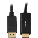 Sharkoon Cavo adattatore Displayport 1.2 > HDMI 4K Nero