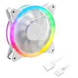 Sharkoon SHARK Blades PWM RGB Fan, Ventola bianco