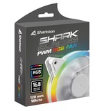 Sharkoon SHARK Blades PWM RGB Fan, Ventola bianco