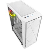 Sharkoon VS8 RGB, Chassis Tower bianco