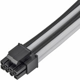 SilverStone SST-PP07E-EPS8BW, Cavo di prolunga Nero/Bianco