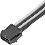 SilverStone SST-PP07E-EPS8BW, Cavo di prolunga Nero/Bianco