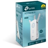 TP-Link RE450 Ricevitore e trasmettitore di rete Bianco 10, 100, 1000 Mbit/s, Ripetitore bianco, Ricevitore e trasmettitore di rete, 1300 Mbit/s, 10,100,1000 Mbit/s, Esterno, 2.4 GHz ≤20dBm, 5 GHz ≤23dBm, 10/100/1000Base-T(X)