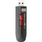 Team Group C212 unità flash USB 256 GB USB tipo A 3.2 Gen 2 (3.1 Gen 2) Nero Nero/Rosso, 256 GB, USB tipo A, 3.2 Gen 2 (3.1 Gen 2), 600 MB/s, Lamina di scorrimento, Nero