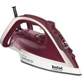 Tefal Ultimate Pure FV6810 Ferro a vapore 2800 W Rosso, Argento, Ferro da stiro Vino rosso/Bianco, Ferro a vapore, 2 m, 250 g/min, Rosso, Argento, 50 g/min, 0,27 L