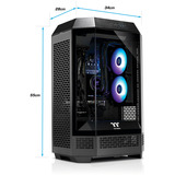 Thermaltake FTW T300 5060, PC Gaming Nero/trasparente