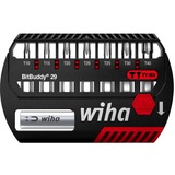 Wiha Set di punte BitBuddy TY-Bits 29mm, 8 pezzi, Set di bit Nero/Rosso