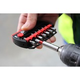 Wiha Set di punte BitBuddy TY-Bits 29mm, 8 pezzi, Set di bit Nero/Rosso