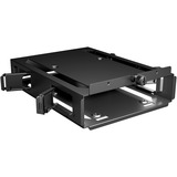 be quiet! HDD CAGE 2 Universale Gabbia HDD, Telaio di montaggio Nero, Universale, Gabbia HDD, Nero, 2.5,3.5", be quiet! Dark Base 901 series / Dark Base 900 series / Dark Base 700 series / Silent Base 802..., 113 mm