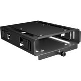 be quiet! HDD CAGE 2 Universale Gabbia HDD, Telaio di montaggio Nero, Universale, Gabbia HDD, Nero, 2.5,3.5", be quiet! Dark Base 901 series / Dark Base 900 series / Dark Base 700 series / Silent Base 802..., 113 mm