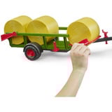 bruder Raccoglitore di balle rotonde con 3 balle rotonde, Veicolo modello 