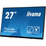 iiyama T2755QSC-B1, Monitor LED Nero (opaco)