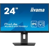 iiyama XUB2497HSU-B2, Monitor LED Nero (opaco)