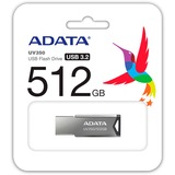 ADATA UV350 512 GB argento/metallo, Vendita al dettaglio