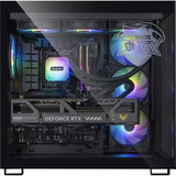 ALTERNATE ALT-aTTaX-AMD-001, PC Gaming Nero/trasparente
