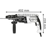 Bosch GBH 2-28 F 4000 Giri/min SDS-plus 3,1 kg Nero, Blu, Trapano a percussione blu/Nero, SDS-plus, Nero, Blu, 4000 Giri/min, 3 cm, 1,3 cm, 2,8 cm