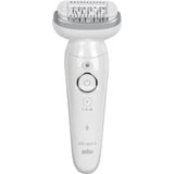 Braun Silk-épil 9 SES9-041 SensoSmart, Epilatore bianco/Argento