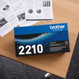 Brother TN-2210 cartuccia toner 1 pz Originale Nero 1200 pagine, Nero, 1 pz, Vendita al dettaglio