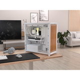 Corsair CC-9011354-WW, Chassis Tower bianco/legno