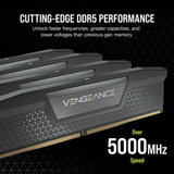 Corsair P- D532GB 6400-32 Vengeance bk K2 COR SI, Memoria Nero