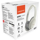 Creative Zen Hybrid, Cuffie bianco