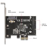 DeLOCK Scheda PCI Express x1 a 2 x connettori USB interni 5 Gbps, Scheda di interfaccia 