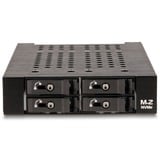 DeLOCK Telaio rimovibile da 3,5″ per 4 x M.2 NVMe SSD, Inquadramento 