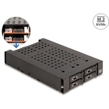 DeLOCK Telaio rimovibile da 3,5″ per 4 x M.2 NVMe SSD, Inquadramento 