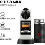 DeLonghi Citiz EN267.WAE Macchina da caffè con filtro 1 L, Macchina a capsula bianco/Argento, Macchina da caffè con filtro, 1 L, Capsule caffè, 1710 W, Bianco