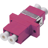 Digitus Accoppiatore fibra ottica, duplex, LC > presa LC, multimodo OM4, Frizione viola
