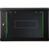 Digitus Alloggiamento a parete Serie Dynamic Basic - 600 x 450 mm (L x P) Nero, Da parete, 7U, 60 kg, Lucchetti, 15 kg, Nero