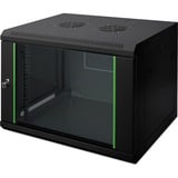 Digitus Alloggiamento a parete Serie Dynamic Basic - 600 x 450 mm (L x P), IT armadio Nero, Da parete, 7U, 60 kg, Lucchetti, 15 kg, Nero
